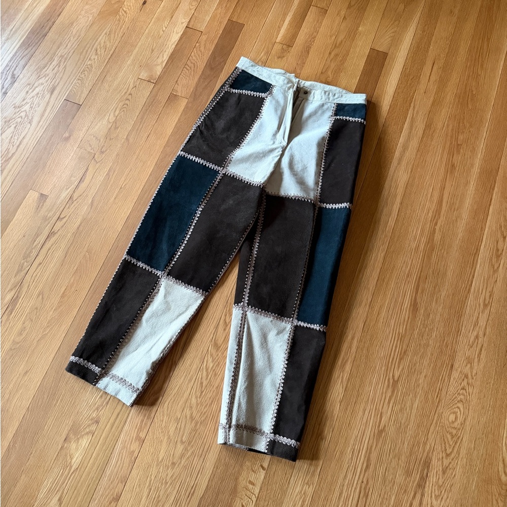 Selene Sport Sz 10 Crotchet Suede Pants